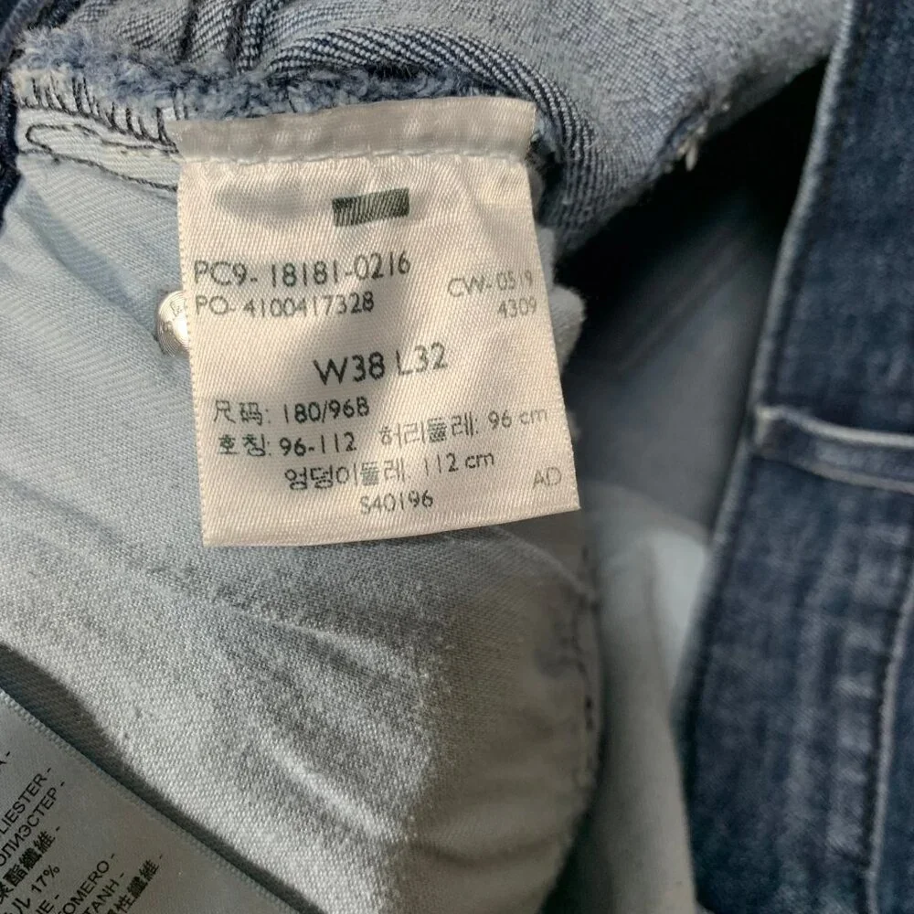 LEVI‎ JEANS 541 MENS 38X32 38X30 BLUE DENIM STRAIGHT LEG OUTDOOR CASUAL